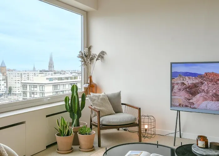 Appartement Mercator - 2 Slaapkamer Met Open Uitzicht Oostende