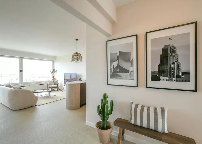 Apartament Mercator - 2 Slaapkamer Met Open Uitzicht Ostenda